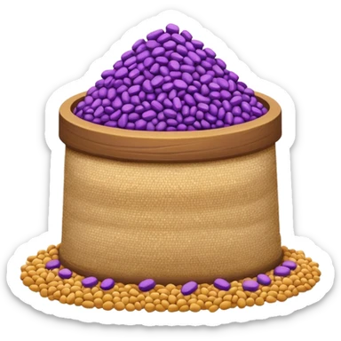 Feed color purple sticker