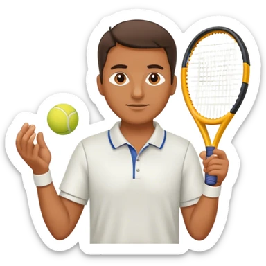 Tenis coach  sticker