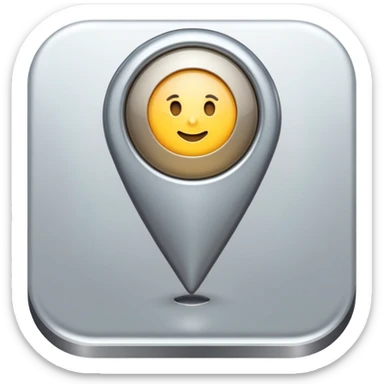 Maps pin normal sticker