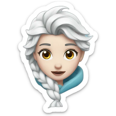 frozen cold heart sticker