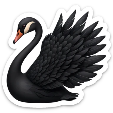 Cisne negro sticker