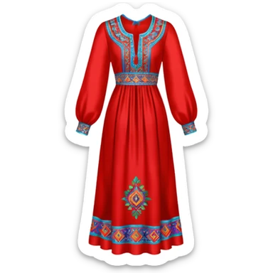 armenian taraz dress sticker