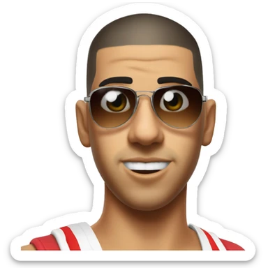 Corazón de Bad Bunny un verano sin ti  sticker