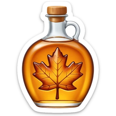 maple syrup sticker