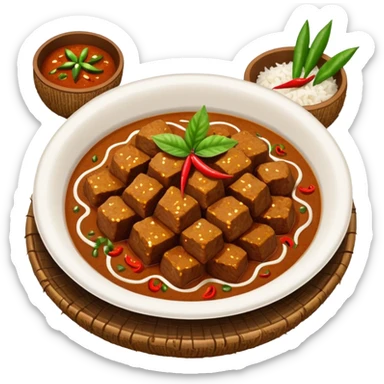 beef rendang sticker