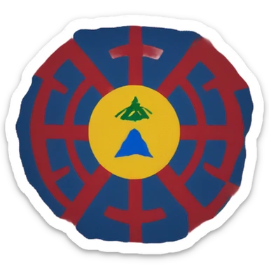 Tibetan flag sticker