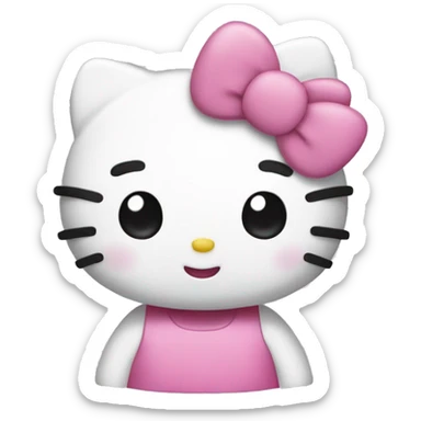 hello kitty  sticker