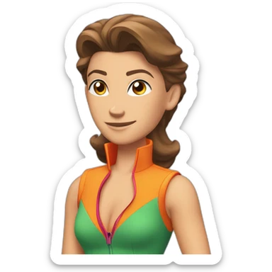 Alex the totally spies sticker
