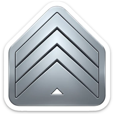 simple chevron up icon sticker