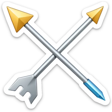 Pointer arrow sticker