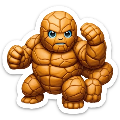 The thing fantastic four  sticker