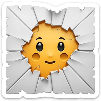 Add a crack to this -  📄 sticker