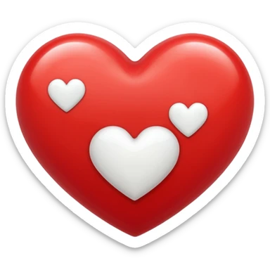 ❤️+🤍 sticker