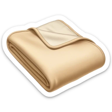 Beige cozy blanket sticker