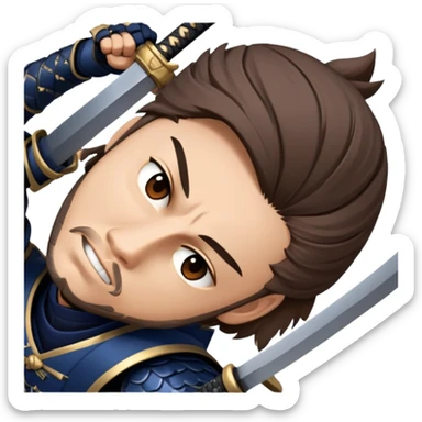 Warrior Samurai sticker