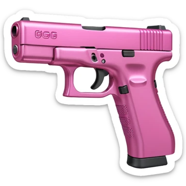 Pink Glock  sticker