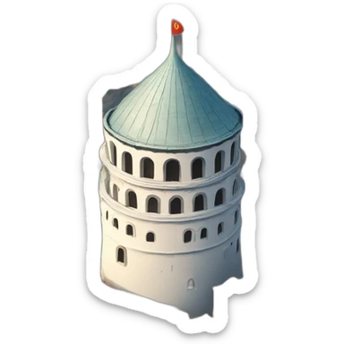 Galata tower sticker