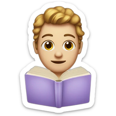 a book about pimples  sticker