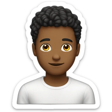 the most handsome boy in the world sticker