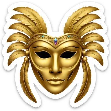 DJ Claptone mask sticker