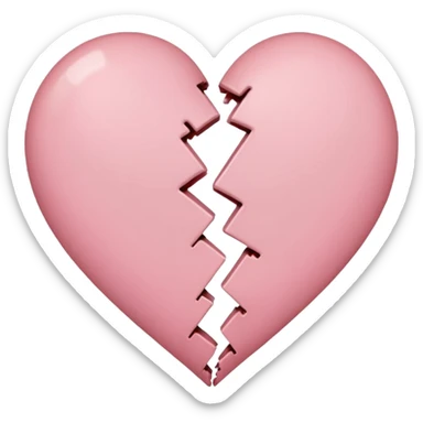 broken heart slowly mending with a patch sticker