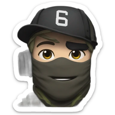Rainbow six siege carecter sticker