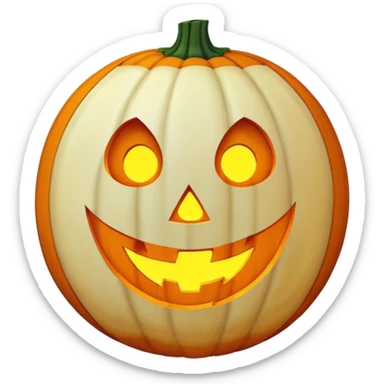 jack-o’-lantern moon emoji  sticker