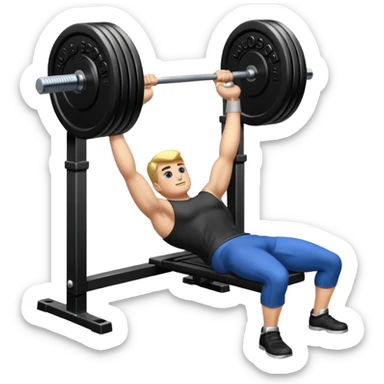 bench press sticker