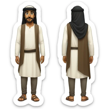 arab full-length sticker