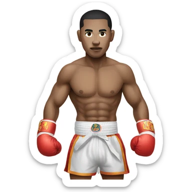 Muay Thai fighter sticker