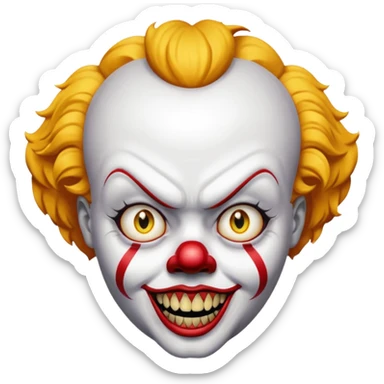 Pennywise faisant les deadlights  sticker