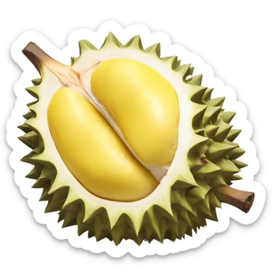 Durian fruit  sticker