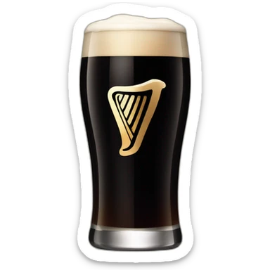 pint of guinness sticker