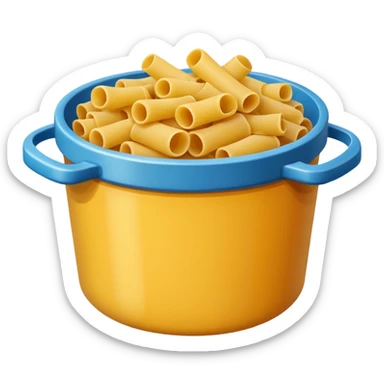 pasta in container sticker