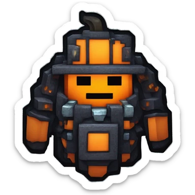 minecraft pumpkin halloween badge medal cyberpunk pokemon fear sticker
