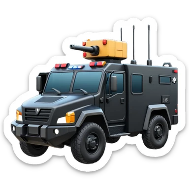 Need a SWAT truck emoji that I can copy and paste sticker