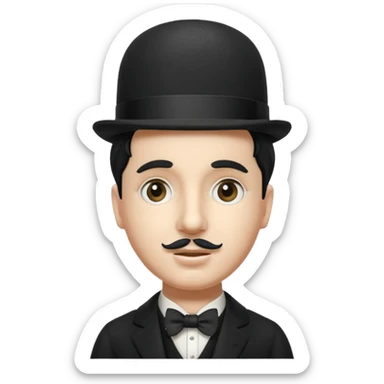 Charlie chaplin sticker