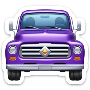 purple pickup point  sticker