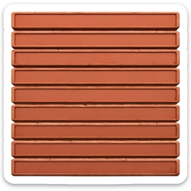 A truckload of bricks sticker