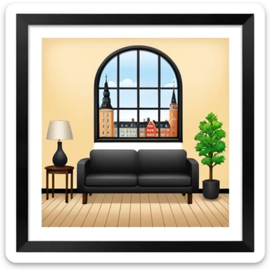 copenhagen interior design sticker