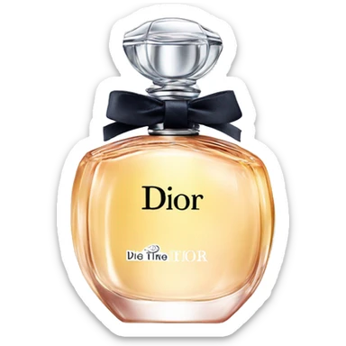 Dior perfume sticker