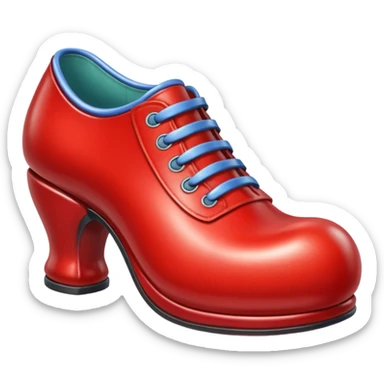 clown shoe sticker