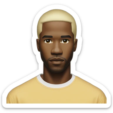 frank ocean blonde cover sticker