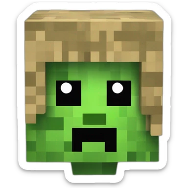 Creeper Minecraft sticker