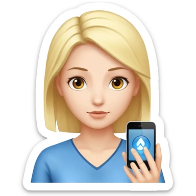 Avatar woman for audit and explanations sticker