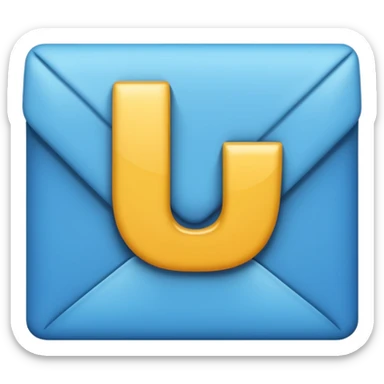 Do a letter and it’s written " u r beautiful" on it  sticker