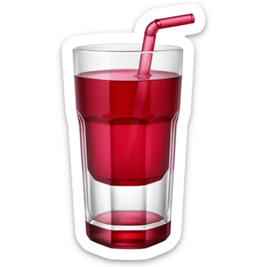 cranberry juice sticker