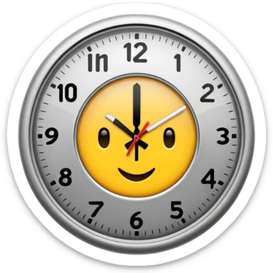 reloj con simbolo de interrogacion sticker