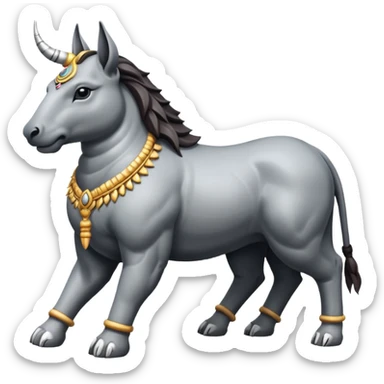 Lord Shiva's nandi sticker