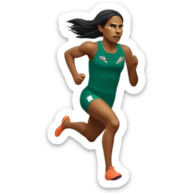 Cathy freeman sprinting sticker